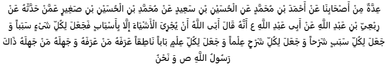 اصول کافی : کتاب حجّت، باب7 (شناخت امامو ارجاع به او)