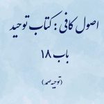 اصول کافی: کتاب توحید، باب 18 (توجیه صمد)